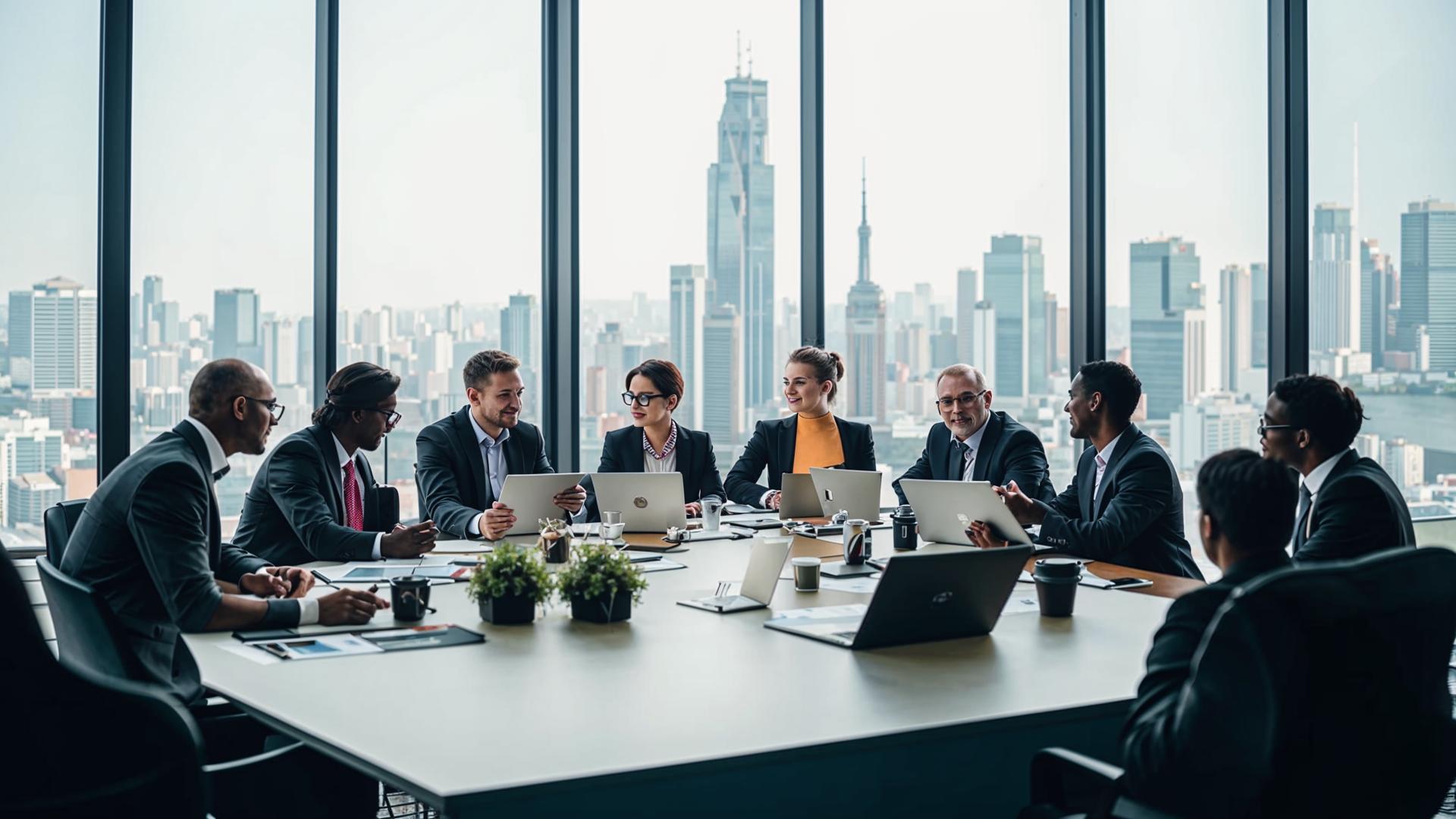 Business consulting strategy session